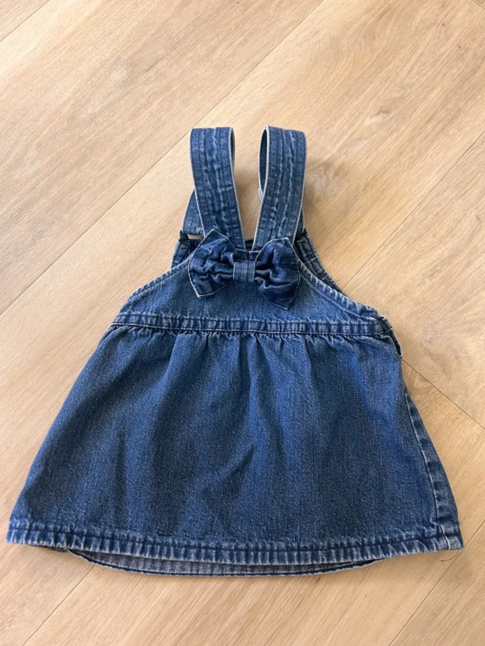 Vintage size 24m OshKosh B'gosh Denim Overall Dress for Kids - Blue